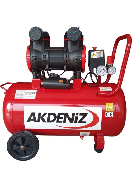 JN1500A 2 Hp 50LT Kompresör Sessiz Yağsız