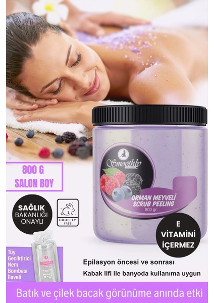 Orman Meyveli Canlandırıcı & Yumuşatıcı El Ayak Ve Vücut Bakım Peelingi 800gr