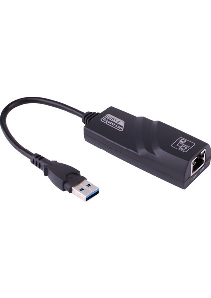 USB to Ethernet Gigabit Adaptör – 10/100/1000 Mbps | Siyah Renk | Tak-Çalıştır 🔌🌐 fiyatları