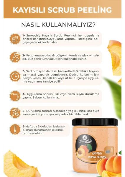 Kayısı Aromalı Canlandırıcı & Yumuşatıcı El Ayak Ve Vücut Bakım Peelingi 800gr fiyatları