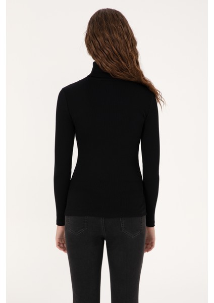 Kadın Siyah Sweatshirt 50313430-VR046 indirimleri