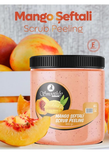 Mango & Şeftali Aromalı Canlandırıcı & Yumuşatıcı El Ayak ve Vücut Bakım Peelingi 800GR