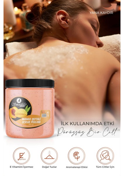 Mango & Şeftali Aromalı Canlandırıcı & Yumuşatıcı El Ayak ve Vücut Bakım Peelingi 800GR fırsatları