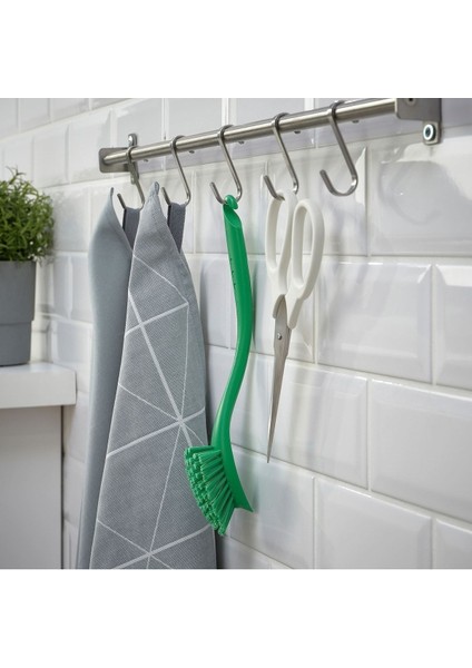 Yeşil Uzun Bulaşık Fırçası, 25 Cm, Pratik Temizlik Aracı modelleri