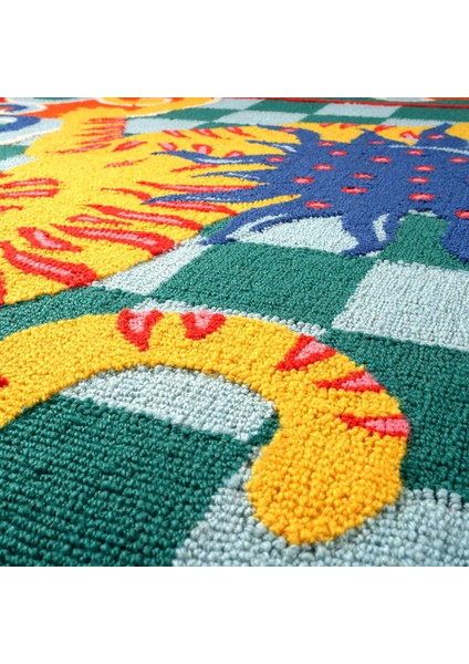Laxıa Polyester Halı 160X230 cm Yeşil