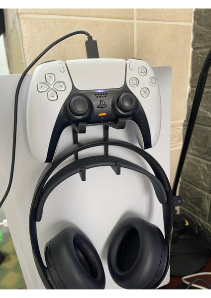 Playstation 5 Konsol Kulaklık ve Kontrolcü Askısı