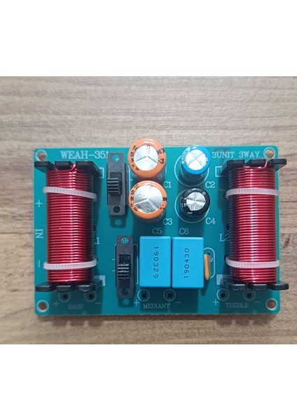 150W Hoparlör Tiz Alto Bas Ses Frekans Bölücü 4-11 Inç Kitaplık Hoparlörleri Için 3 Yollu Geçiş Filtresi, Hoparlör Frekans Bölücü Kartı: