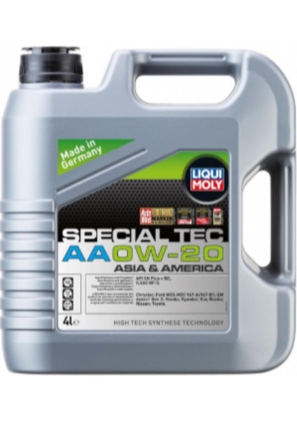 Special Tec Aa 0W-20 Motor Yağı (4 Litre)