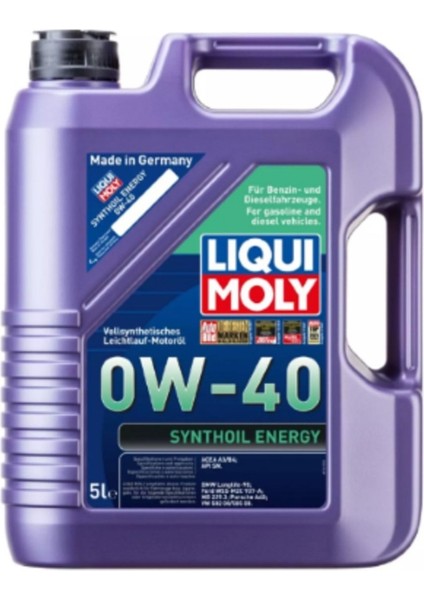Synthoil Energy 0W-40 Motor Yağı (5 Litre)