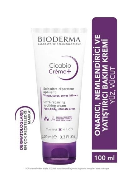 Cicabio Creme+ Onarıcı Bakım Kremi 100 ml fiyatları
