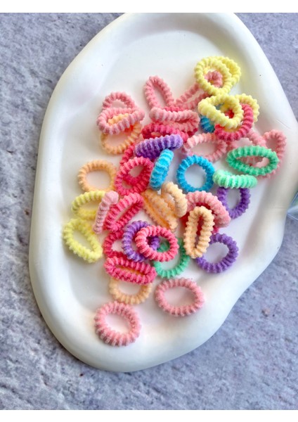 Kutulu Yumuşak Soft Renkli Lastik Toka Bebek Tokası 100'LÜ modelleri