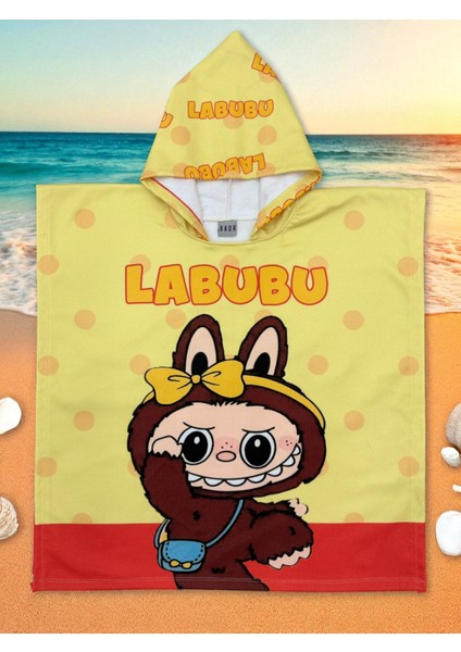 Çocuk Panço Pelerin Plaj & Deniz Havlusu