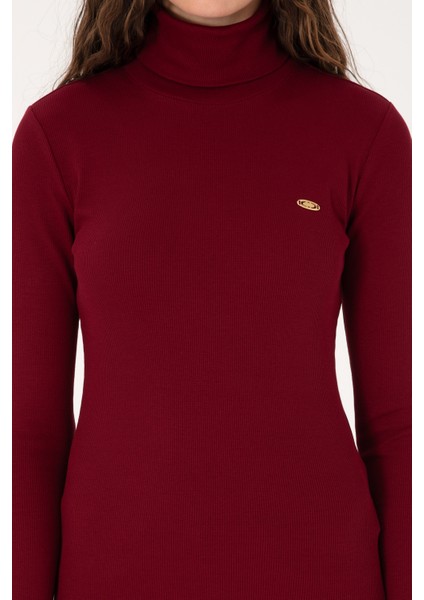 Kadın Bordo Sweatshirt 50313430-VR014