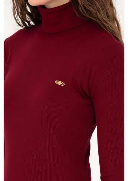 Kadın Bordo Sweatshirt 50313430-VR014