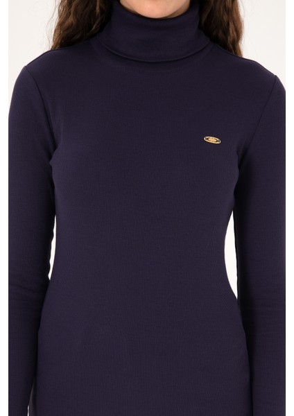 Kadın Mürdüm Sweatshirt 50313430-VR074