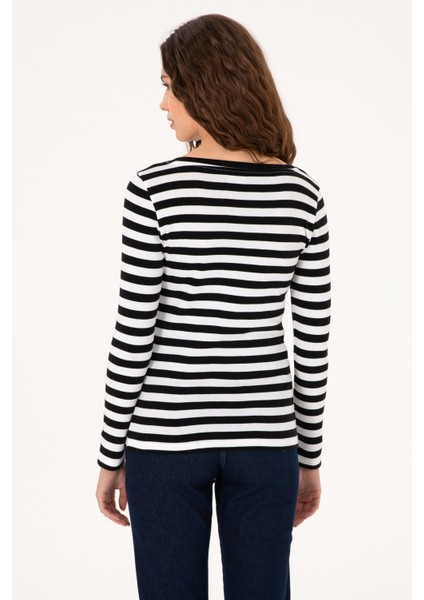 Kadın Siyah Sweatshirt 50314203-VR046 indirimleri