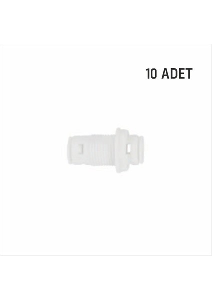 Su Arıtma Cihazı Arka Kasa Bağlantı Konnektörü - 10 Adet - Arıtma Bağlama Parçası
