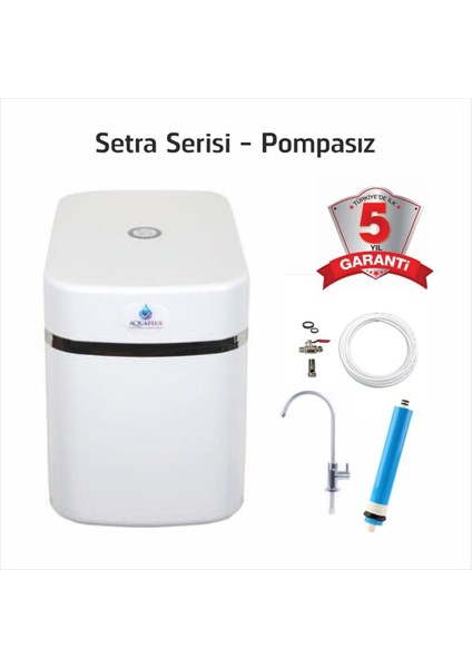 Setra 12 Litre 5 Aşamalı Pompasız Su Arıtma Cihazı fiyatları