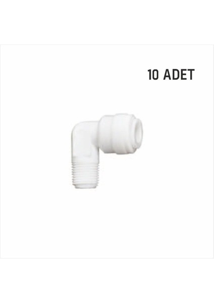 Su Arıtma Cihazı Düz Membran Dirseği - 10 Adet