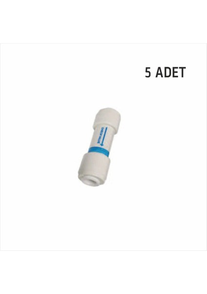 Su Arıtma Membran Check Valve Uzatma Borusu Dirseği - Çek Valf Borusu - 5 Adet