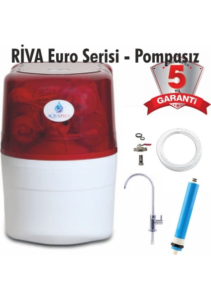Riva Serisi 5 Filtreli 8 Litre Pompasız Su Arıtma Cihazı