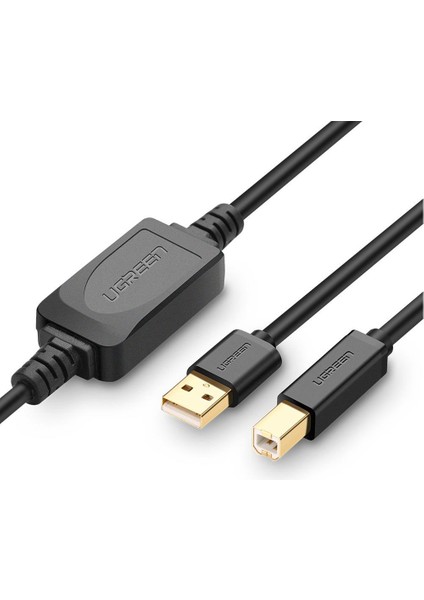 Ugreen 10362 USB Yazıcı Kablosu Amplifikatör Genişletici 15 Metre