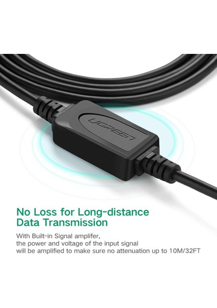 Ugreen 10362 USB Yazıcı Kablosu Amplifikatör Genişletici 15 Metre modelleri