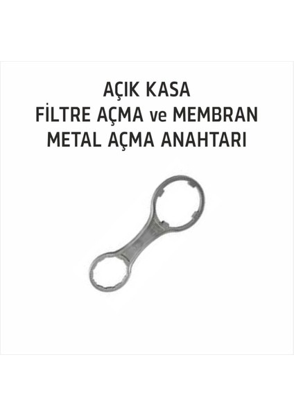 Su Arıtma Cihazı Membran ve Filtre Açma Anahtarı - Metal