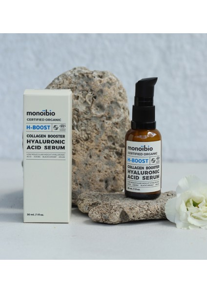 Organik Hyalüronik Asit Serum – Yoğun Nemlendirici Gece ve Gündüz Serumu - Vegan H- Boost Serum fırsatları