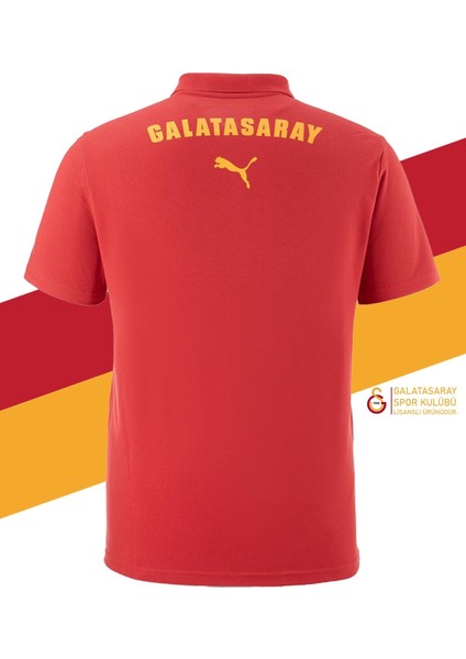 Gs Tsrt 006 Galatasaray Orijinal Lisanslı Polo Yaka Kırmızı Antrenman 5 Yıldızlı T-Shirt + Akrilik Atkı Set Hediyelik Ahşap Kutulu fırsatları
