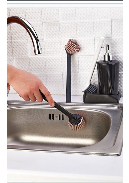 Pratik ve Dayanıklı Silikon Temizlik Fırçası, Lavabo ve Bulaşık Için Ideal. fiyatları