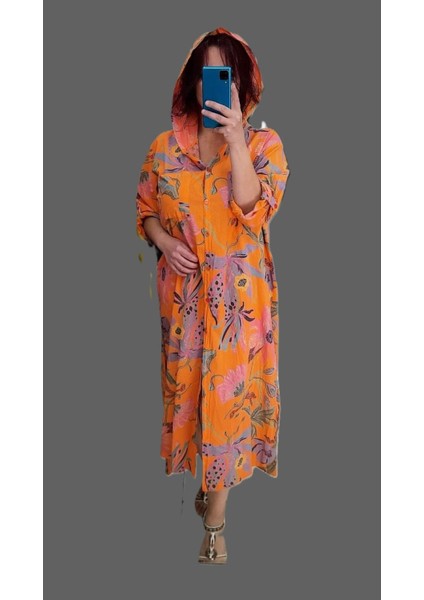 Italyan Kapüşonlu Gömlek Elbise modelleri