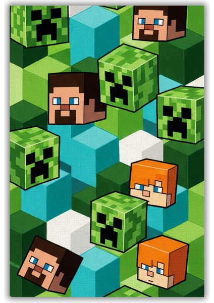 Oyun Halısı Dijital Baskılı Dokuma Kaymaz Tabanlı Yıkanabilir Antialerjik Alex Halısı Evcil Hayvan Dostu Çocuk ve Bebek Odası Halısı Minecraft Karakterleri Oyun Halısı fiyatları