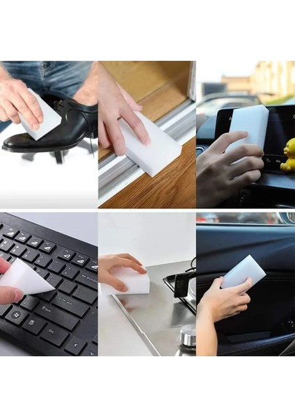 Nano Teknolojili Temizleyici Sünger Seti, 5'li Paket, Pratik ve Güçlü Temizlik