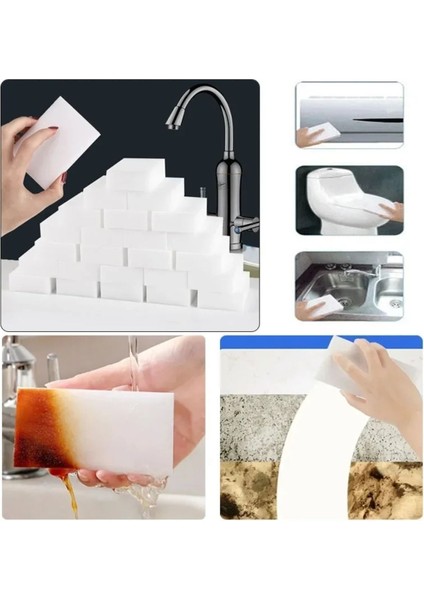 Nano Teknolojili Temizleyici Sünger Seti, 5'li Paket, Pratik ve Güçlü Temizlik fırsatları