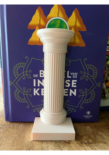 Mono Roma Sütunu Kitap Tutucu - Dekoratif Antik Tasarım fiyatları