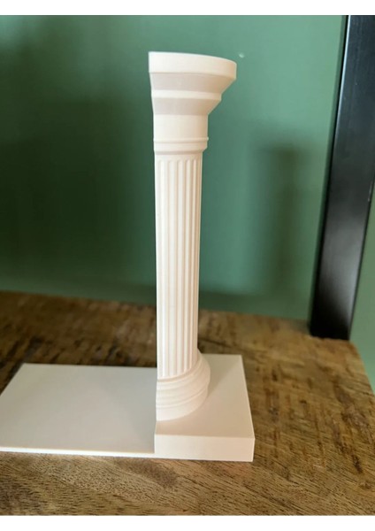 Mono Roma Sütunu Kitap Tutucu - Dekoratif Antik Tasarım fırsatları