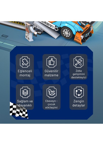 Pitstop Yaratıcı Atölye Yapı Bloğu Seti 674 Parça fırsatları