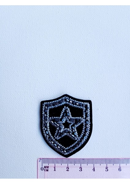 Özel El Işi Boncuk Yıldız Işlemeli Küçük Arma ( 4 cm ) indirimleri