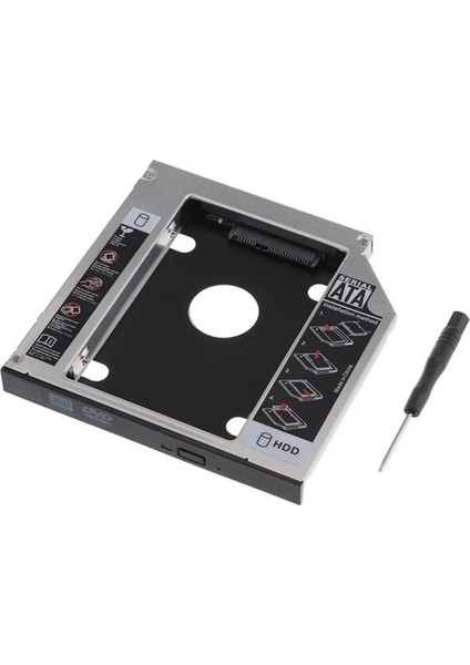 DVD Yuvasına Takılan SSD HDD Kutusu 12.7mm HDD Caddy Kızak modelleri