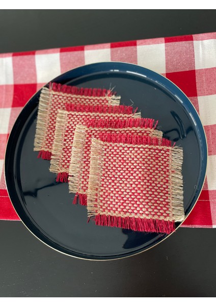 Jüt Kokteyl Peçetesi, Sunum Peçetesi, Kahve Yanı Sunum modelleri