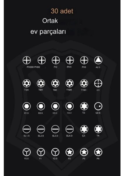 Uf Tools KS-840084 32 Parça Taşınabilir Şeffaf Kutulu Hassas Manyetik Mini Tornavida Seti fırsatları