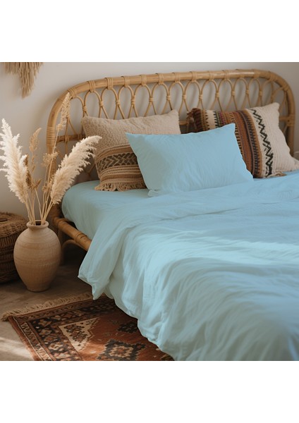 3 Parça Lastikli Çarşaflı Ranforce Pamuklu Kumaş Tek Kişilik Nevresim Takımı fiyatları