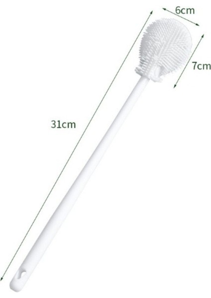 Uzun Saplı Silikon Mutfak Temizlik Fırçası, Biberon ve Kavanoz Için indirimleri