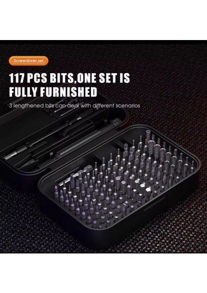 UF TOOLS KS 840150 150 Parça Hasas Bits Uç Seti
