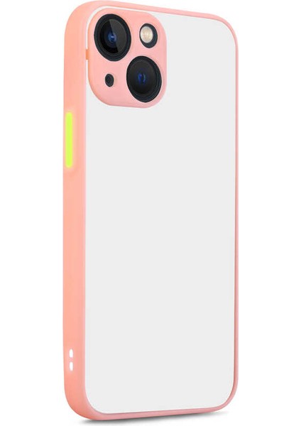 Hod Serisi Apple iPhone 13 Mini Pembe - Sarı Kapak