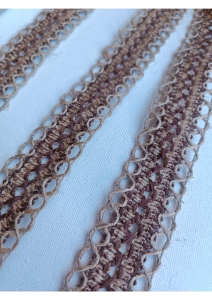 Hasır Ara Model Desenli Örme Şerit