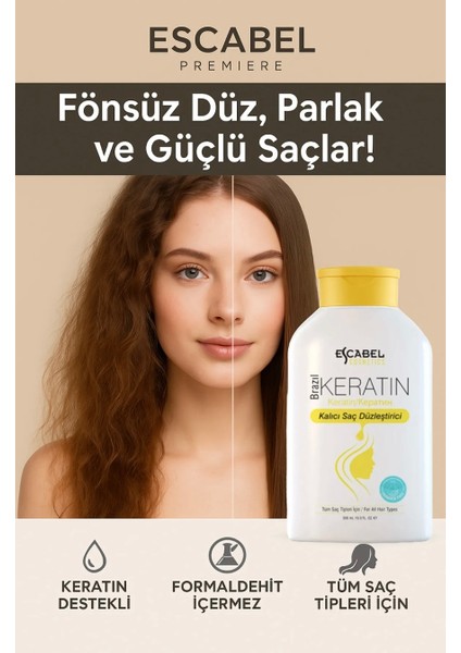 Brazil Keratin Saç Düzleştirici 300 ml fırsatları