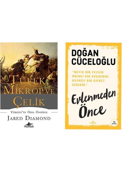 Tüfekmikropve Çelik Jared Diamond - Evlenmeden Önce - Doğan Cüceloğlu