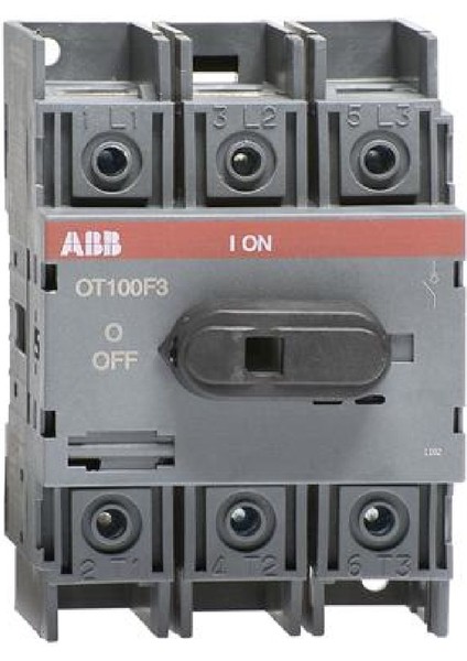 OT100F3 ,3-FAZ/100A Ray Tip Pako Şalter